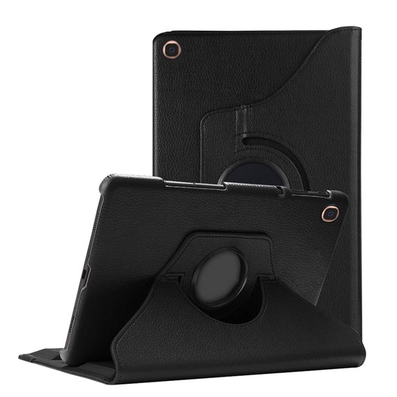 Huawei MediaPad T3 7 Kılıf CaseUp 360 Rotating Stand Siyah 1